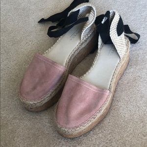 Carvela Kurt Geiger lace Up Platform espadrilles